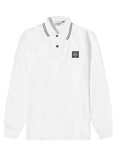 Long Sleeve Patch Polo