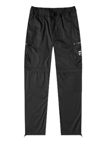 BAPE Side Pocket Detachable Relaxed Fit Pant Black 001PTI801007M-BLK