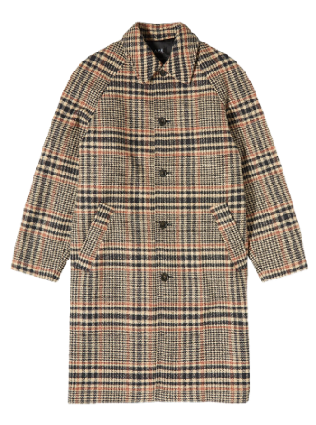 A.P.C. Etienne Check Wool Overcoat WVBCF-H01519-BAA