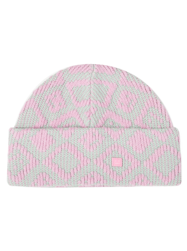Konny Tile Face Beanie Bubble Pink/Spring Green