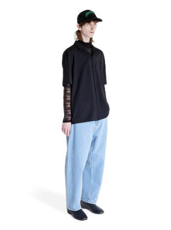 Han Kjøbenhavn Wool Summer Shirt M-132551 black