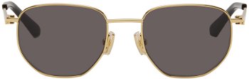 Bottega Veneta Split Oval Metal Sunglasses BV1301S