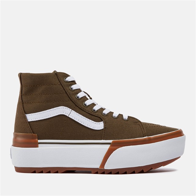 Women's Canvas Sk8-Hi Stacked Canvas Trainers - 3
