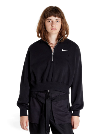 Nike Phoenix Fleece  1/2-Zip Oversized Crop Sweatshirt DQ5767-010