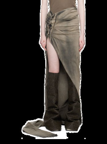 Rick Owens DRKSHDW Edfu Maxi Skirt DS02C5342 SDMP