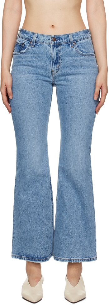 Levi's Blue Middy Ankle Flare Jeans A7203-0005