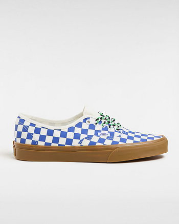 Vans Authentic Checkerboard Shoes (checkerboard Blue/white) Unisex White, Size 2.5 VN0009PVY6Z