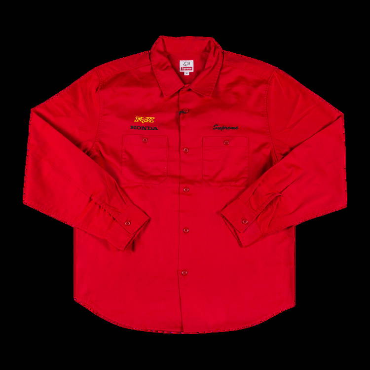 高い品質 Supreme × Honda × Fox Racing Work Shirt | www.cc-eventos