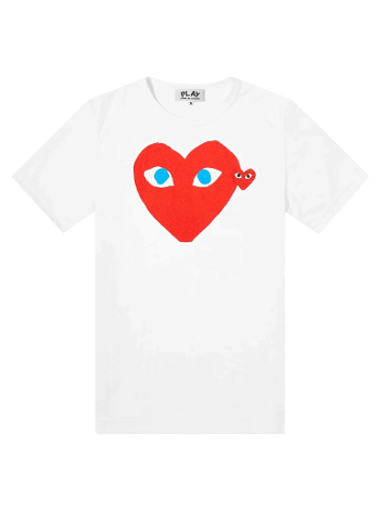 Comme des Garçons PLAY Double Heart Logo T-Shirt P1T085