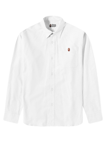 BAPE Oxford Relaxed Fit Shirt White 001SHJ301011M-WHT