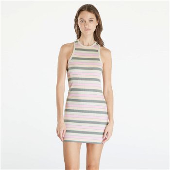 Roxy Dresses Back To Beautiful Agave Green Very Vista Stripeh ERJKD03470-GNY5