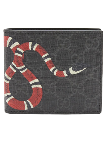 Gucci GG Supreme Snake Wallet Black 451268-K551N-1058