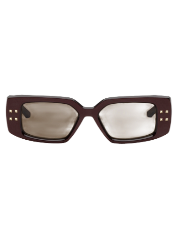 Valentino Garavani V Rectangular Frame Sunglasses VLS-108B-53