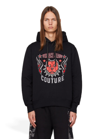 Versace Jeans Couture Embroidered Hoodie E75GAIE03_ECF02E