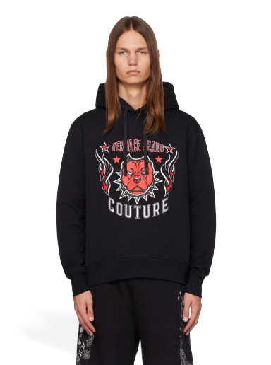 Jeans Couture Embroidered Hoodie