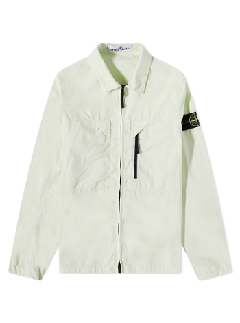 Stone Island Brushed Cotton Canvas Canvas Zip Shirt Jacket 7815106WN-V0152