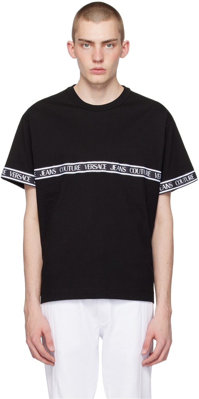 Jeans Couture Black Webbing T-Shirt
