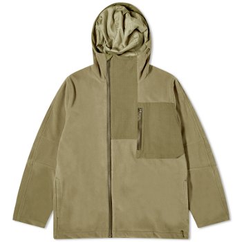 Maharishi Asym Zipped Hooded Fleece Jacket 4578-OLV