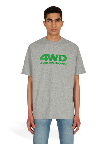 4 WORTH DOING Logo T-Shirt T-CT0007 ASH