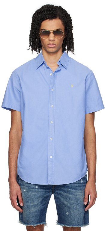 Polo by Ralph Lauren Blue Classic Fit Shirt 710816449018