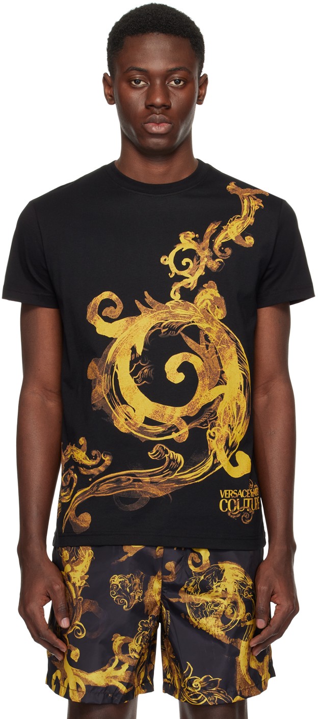 Couture Black Watercolor Couture T-Shirt