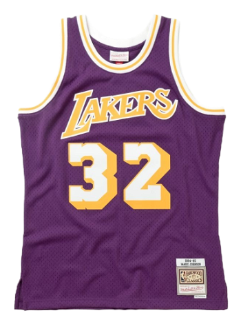 Mitchell & Ness NBA Swingman Jersey Los Angeles Lakers Magic Johnson SMJYGS18176-LALPURP84EJH