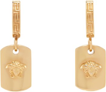 Versace Medusa Hoop Earrings "Gold" 1014087_1A00620_3J000