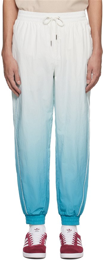 Tommy Hilfiger Tommy Jeans White & Blue Degrade Track Pants DM18054 CV3