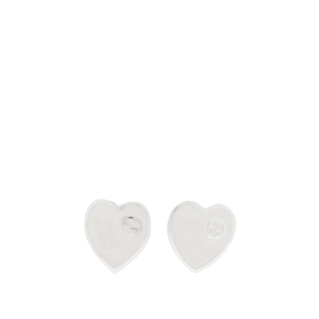 Jewellery Heart Enamel Earrings "Silver"
