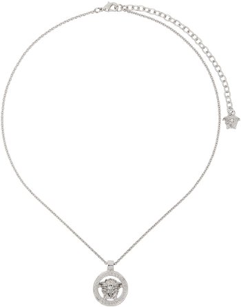 Versace Silver Medusa '95 Pendant Necklace 1015201_1A00620