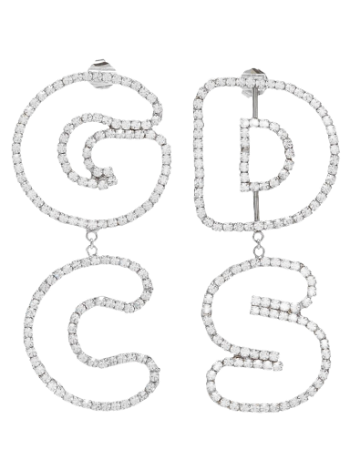 GCDS Logo Earrings Crystal AI22W520206-70
