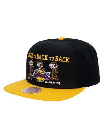 Mitchell & Ness NBA Los Angeles Lakers Champs Snapback HHSS4196-LALYYPPPBKGD