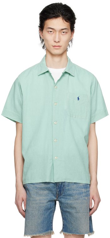 Polo by Ralph Lauren Polo Ralph Lauren Green Classic Fit Shirt 710934654004