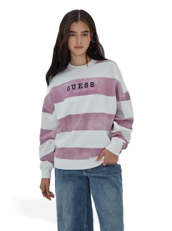 GUESS Originals Striped Sweatshirt W4RQ18KBJ31