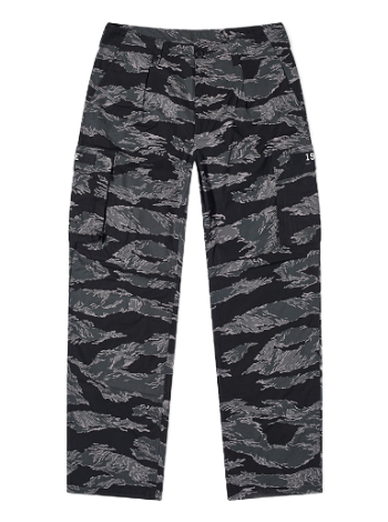 BAPE Tiger Camo Relaxed Fit Military Pants Black 001PTI701002F-BLK