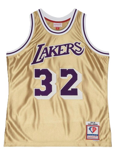 Los Angeles Lakers Magic Johnson 75th Gold Swingman Jersey