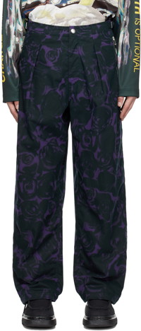 Rose Print Trousers