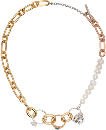 Marni Ring Charm Chain Necklace COMV0424A0 P6525