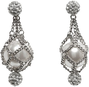 Givenchy Pearling Crystal Earrings BF1109F05M132