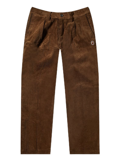 One Point Loose Fit Corduroy Pant Beige