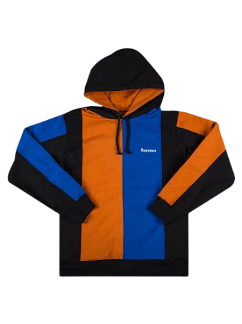 Supreme Tricolor Hooded Sweatshirt FW18SW66 BLACK