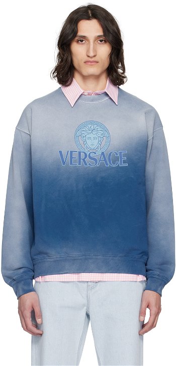 Versace Blue Medusa Sweatshirt 1013969_1A09921