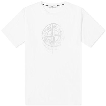 Stone Island Reflective One Badge Print T-Shirt 80152RC87-V0001